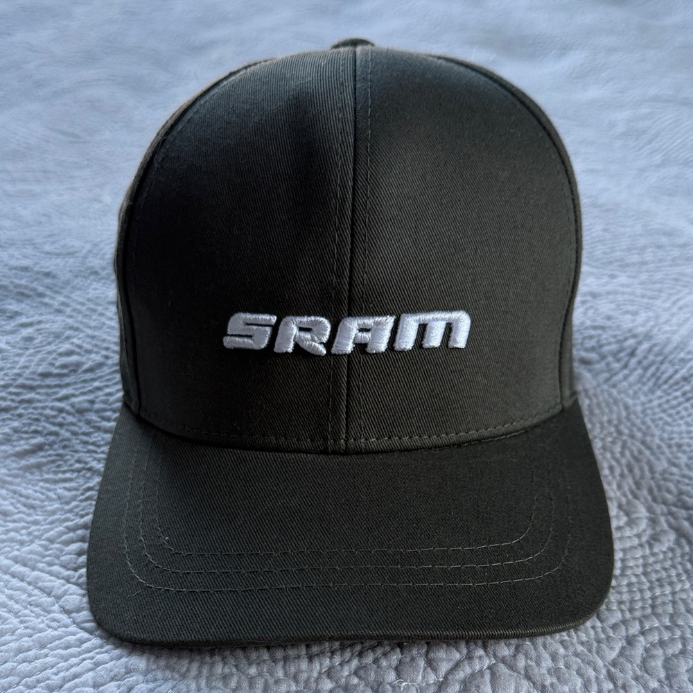 Dark Gray/Green SRAM SnapBack Hat